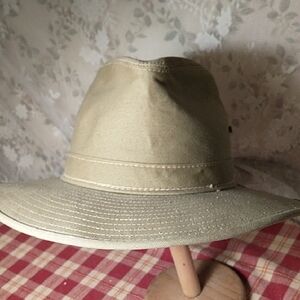 Henschel Hat Co. twill fabric tan hat unisex from Hat Quarters Aussie type